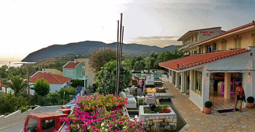 Sandy Bay Hotel Plomari Exterior photo