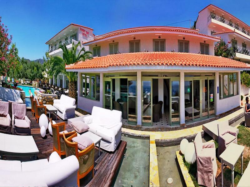 Sandy Bay Hotel Plomari Exterior photo
