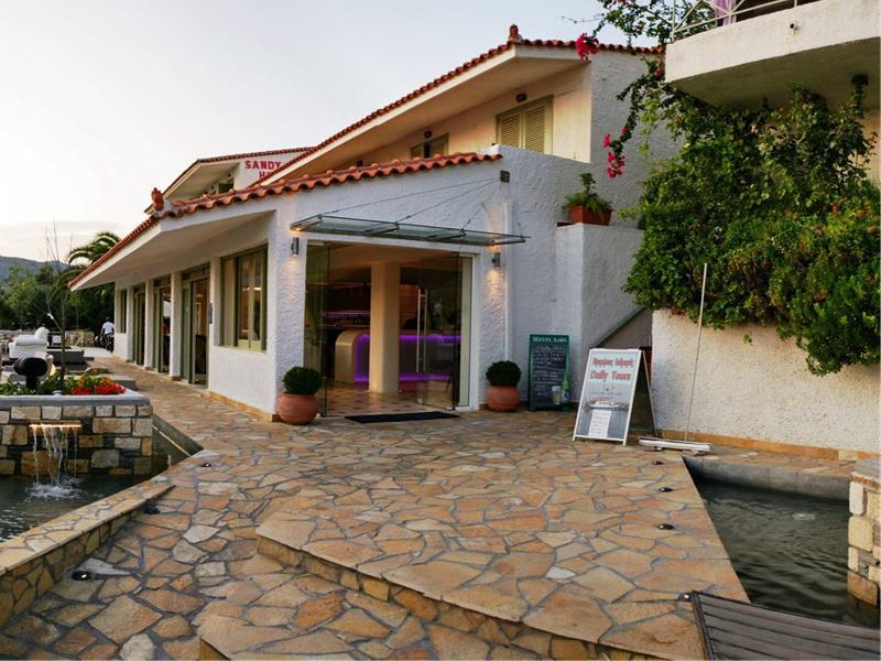 Sandy Bay Hotel Plomari Exterior photo