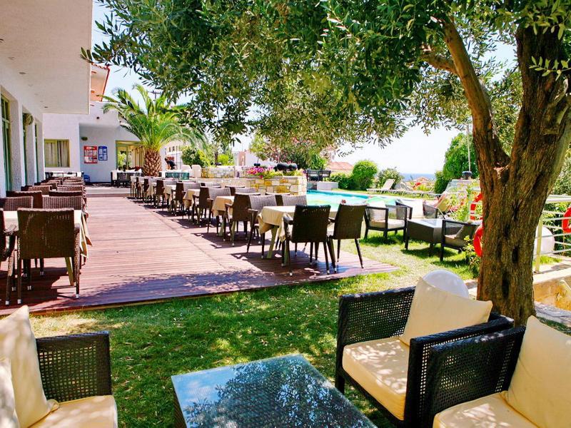 Sandy Bay Hotel Plomari Exterior photo