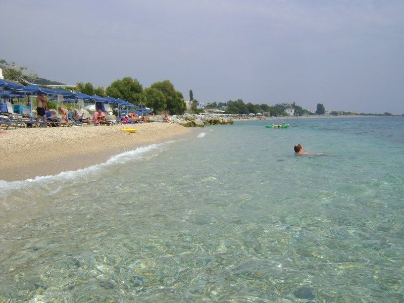 Sandy Bay Hotel Plomari Exterior photo