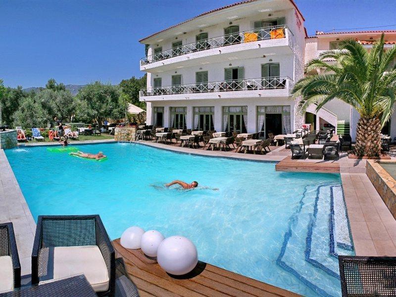 Sandy Bay Hotel Plomari Exterior photo