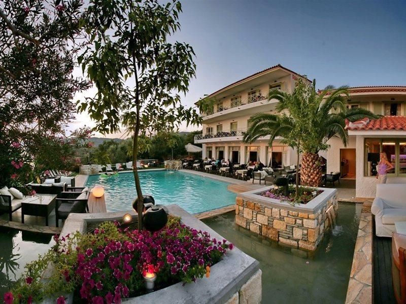 Sandy Bay Hotel Plomari Exterior photo