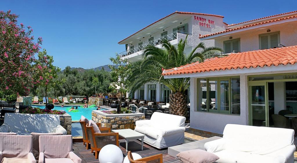 Sandy Bay Hotel Plomari Exterior photo