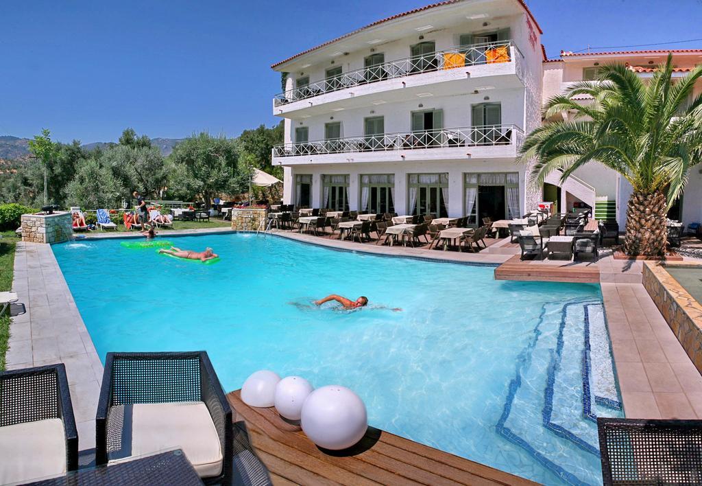 Sandy Bay Hotel Plomari Exterior photo