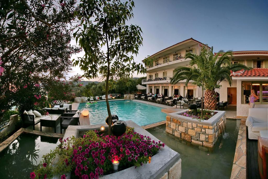 Sandy Bay Hotel Plomari Exterior photo