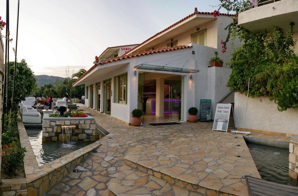 Sandy Bay Hotel Plomari Exterior photo