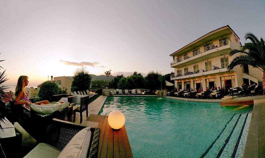 Sandy Bay Hotel Plomari Exterior photo