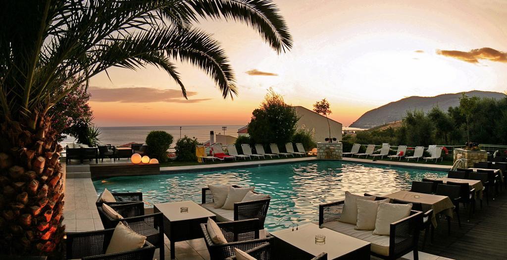 Sandy Bay Hotel Plomari Exterior photo