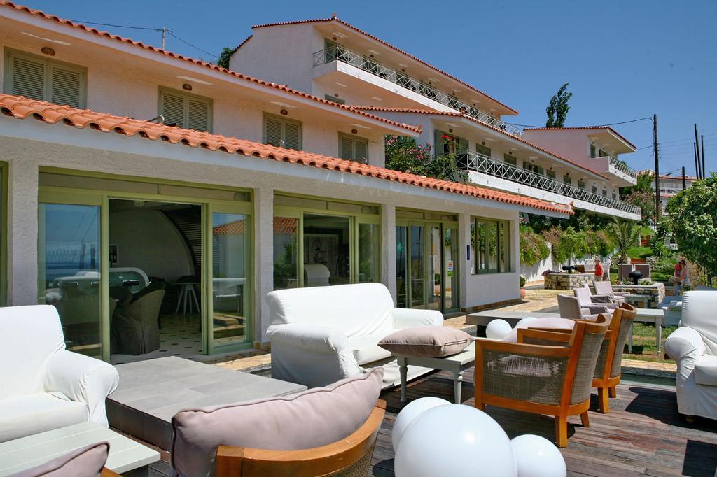 Sandy Bay Hotel Plomari Exterior photo