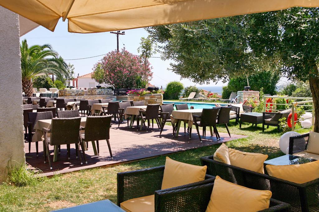 Sandy Bay Hotel Plomari Exterior photo